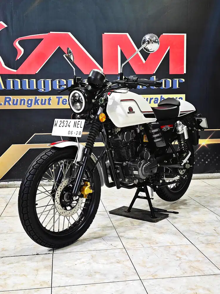 Motobi 152 retro keren odo.800perak.new model. Anugerah motor rungkut