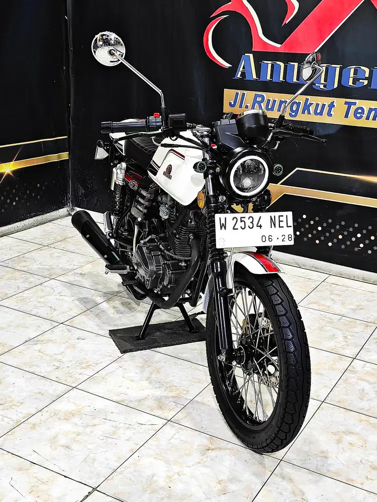 Motobi 152 retro keren odo.800perak.new model. Anugerah motor rungkut