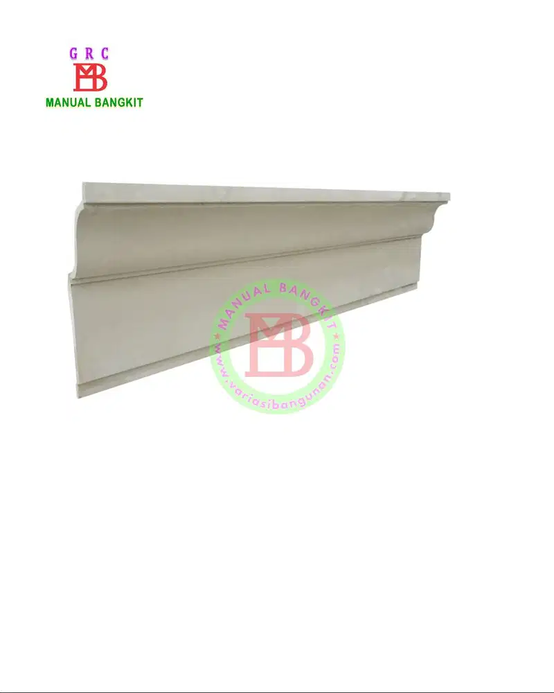 Lisplang GRC Polos Batubara