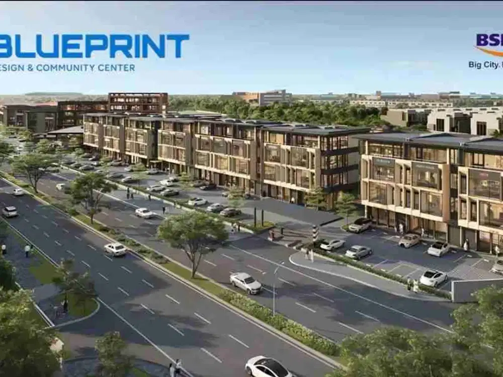 BLUEPRINT Design & Community Center by Sinar Mas Land Lokasi project sebelah Qbig BSD