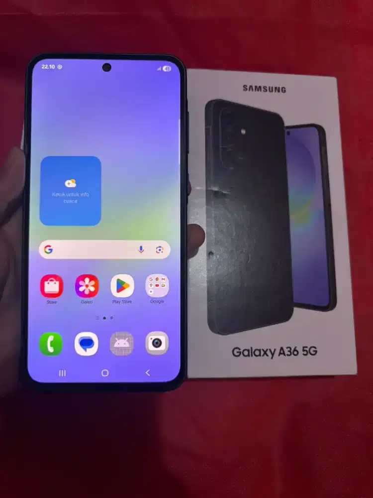 Samsung a36 5g
Ram 12/256
Fullset