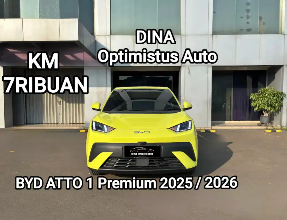 BYD ATTO 1 Premium 2025 / 2026 AT, Km 7Ribu, Seperti Mobil Baru