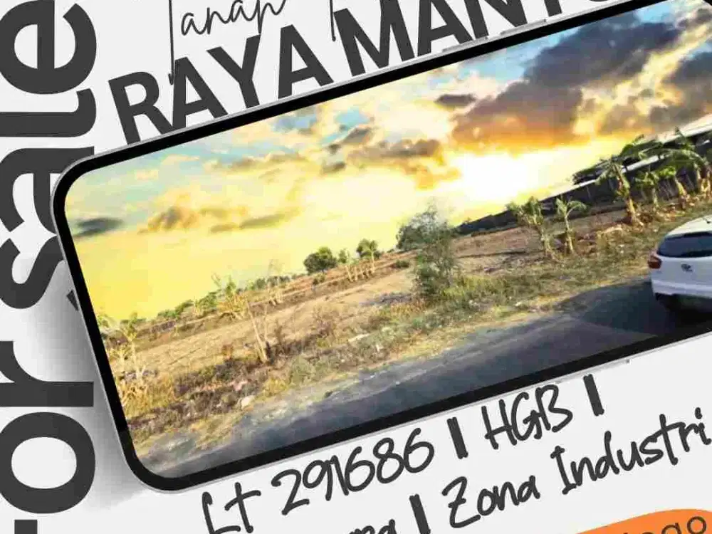 TANAH ZONA INDUSTRI RAYA MANTUP LAMONGAN