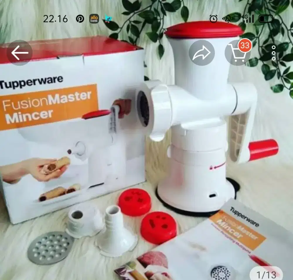 Grinder penggiling tupperware