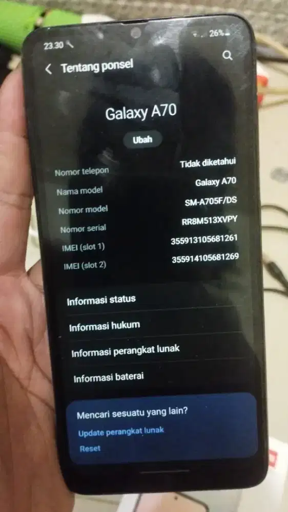 Samsung A70 hp aja