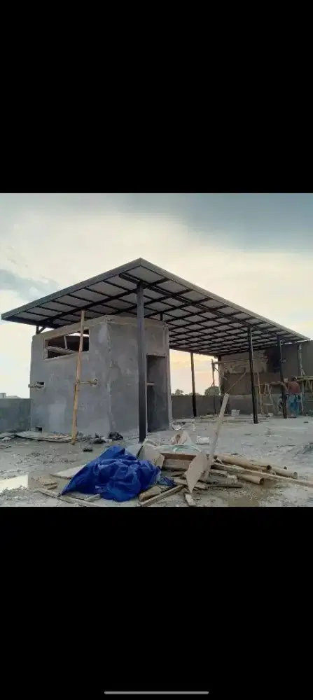 Menerima pemasangan kanopi baja ringan
