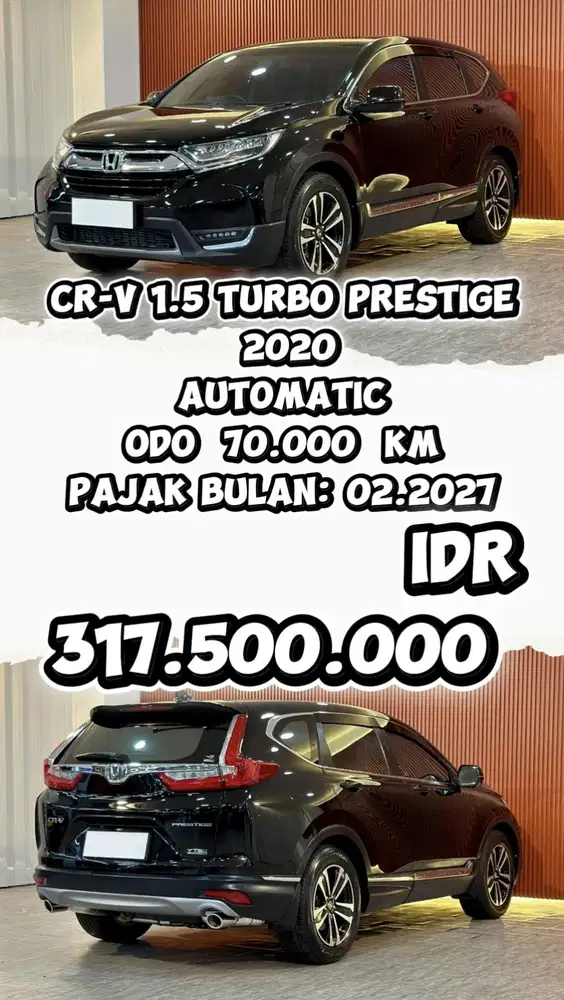 [ 3 YEAR WARRANTY ] HONDA CR-V 1.5 TURBO PRESTIGE 2020 AT SIAP PAKAI