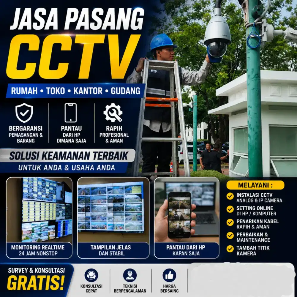 PASANG CCTV
RUMAH • TOKO • KANTOR