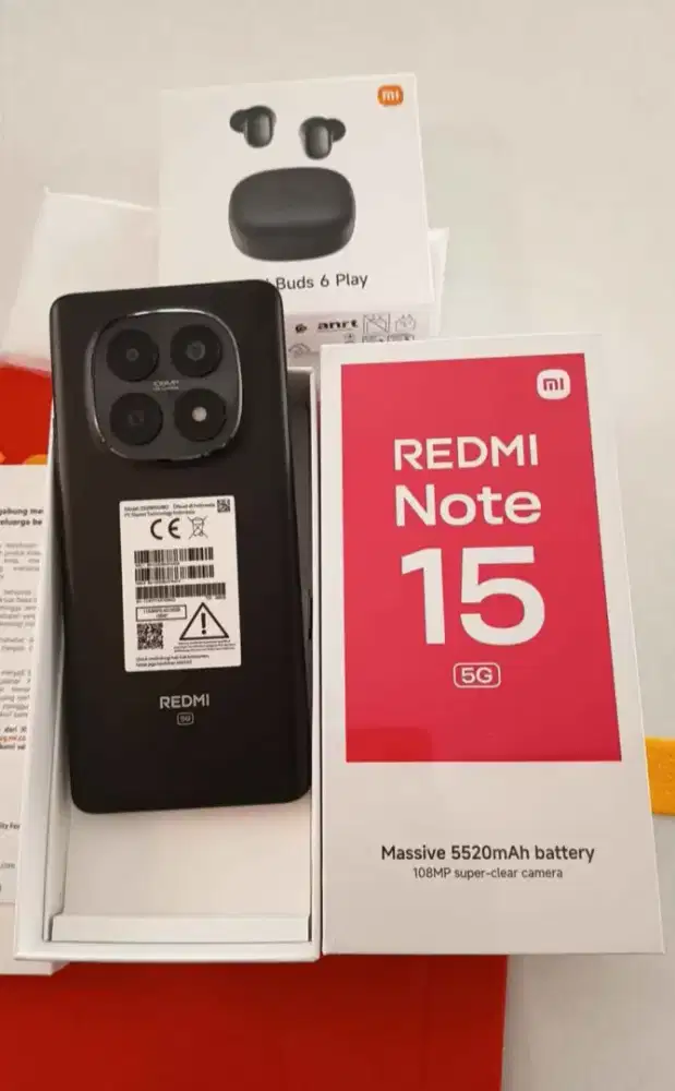 REDMI NOTE 15 5G NEW, CICILAN TANPA DP/ TUKAR TAMBAH & CASH.