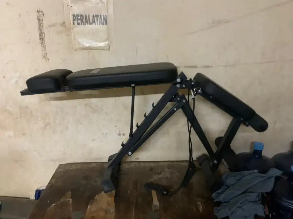 Kursi Gym Bench Adjustable 8in1 Functions 6 Level Adjustment X024