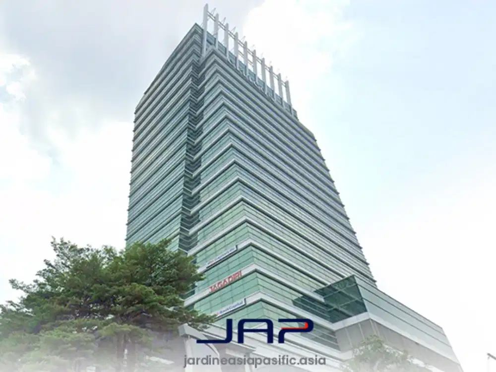 Kantor Area Palmerah di Menara Citicon Luas 191 Sqm Bare dekat KRL