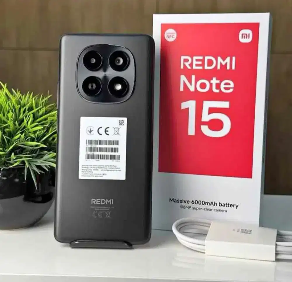 REDMI NOTE 15 NEW, CICILAN TANPA DP/ BUNGA 0% & CASH.