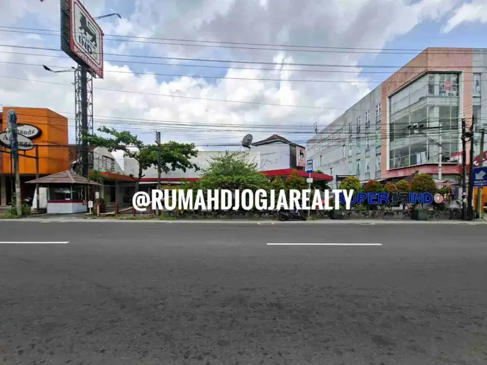 Tanah Premium Super Strategis Bonus Bangunan Pinggir Jalan Kaliurang km 6