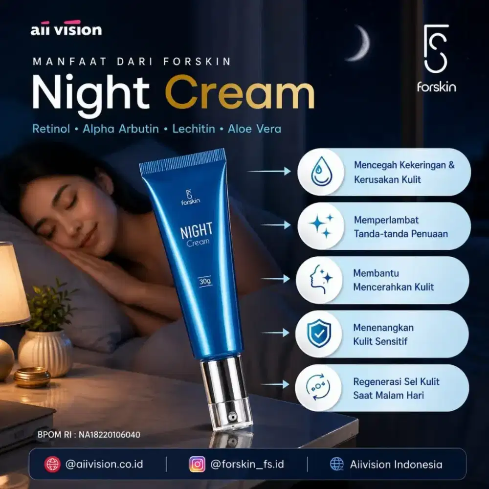 Cream malam glowing