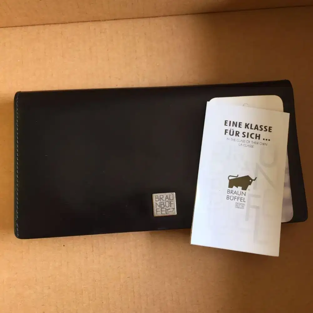 Braun Buffel leather card wallet original
