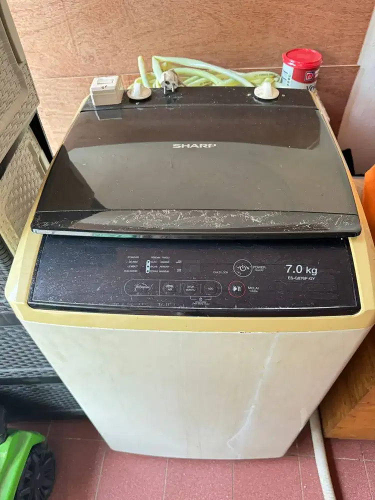 Dijual Cepat Mesin Cuci 1 Tabung Merk  Sharp bu