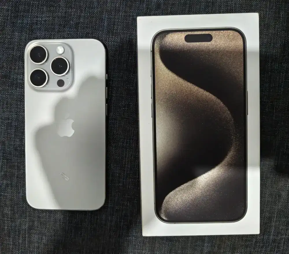 iphone 15 pro 128 ex ibox mulus fullset original