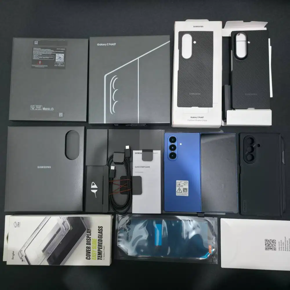 Samsung z fold 7 512gb sein resmi fullset original bonus banyak
