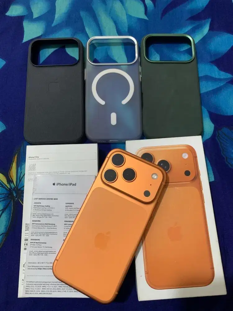 IPHONE 17 PRO 256GB RESMI IBOX PA/A FULLSET MULUS LIKE NEW