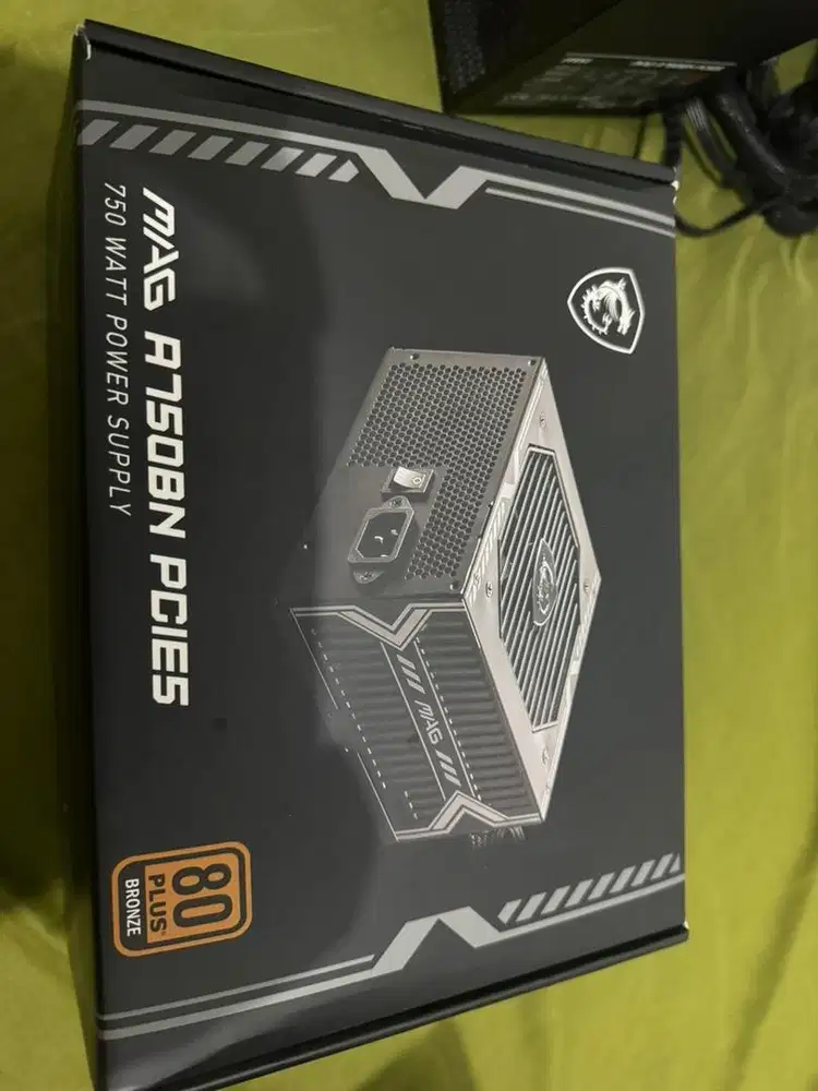 (PSU) Power Supply MSI MAG A750BN PCIE 5.0 - 750W 80+ Bronze PCIE5