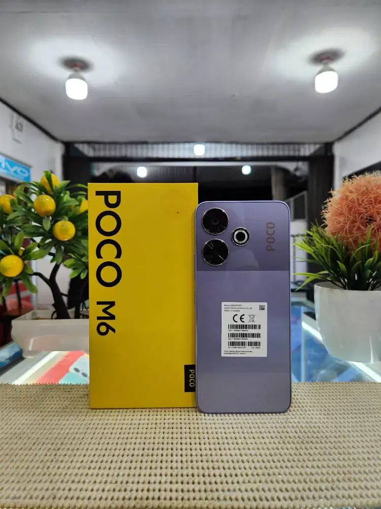 Poco M6 Ram (8+8) 16Gb/ 256Gb Fullset Mulus Original 100% Like New
