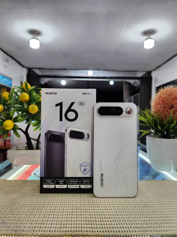 Realme 16 5G Ram (12+12) 25Gb/ 256Gb Pemakaian 3 Minggu Like New