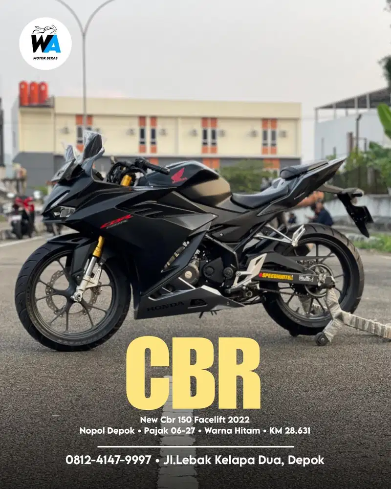 KREDIT DP 500 RIBU Honda New Cbr 150 Facelift Tahun 2022 Cash/Kredit