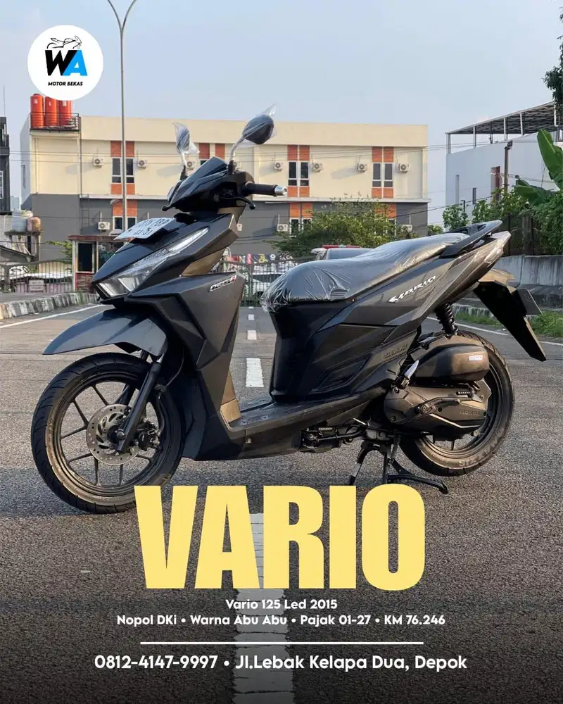 For Sale Honda Vario 125 Led Cbs Tahun 2015