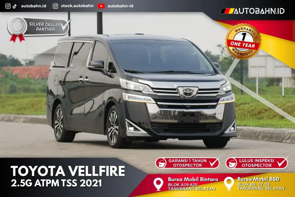 TOYOTA SAFETY SENSE! Toyota Vellfire 2.5 G ATPM TSS 2021
