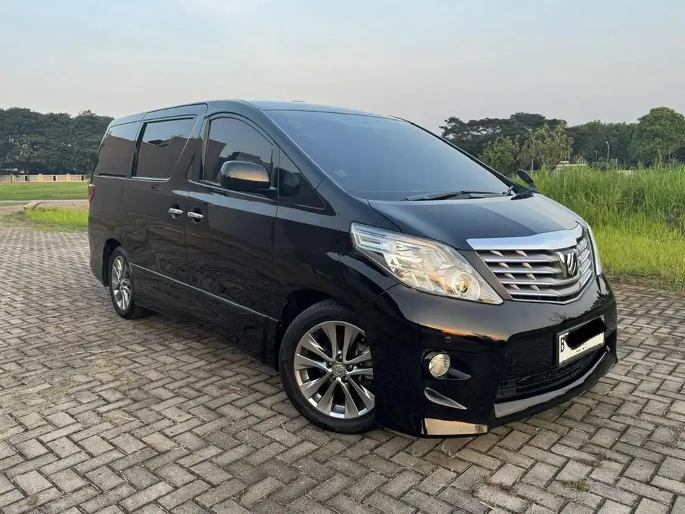 Alphard S 2011 km 70rb record toyota Cash