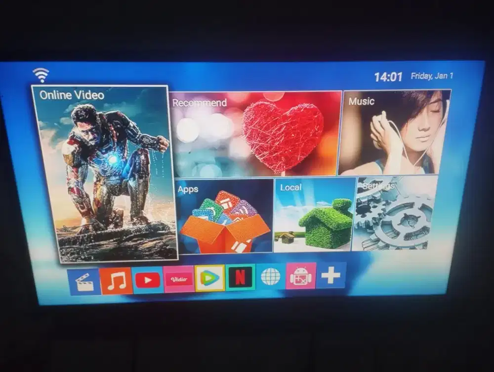 Di jual tv + setbox