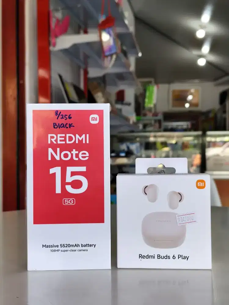 Beli note 15 5g free tws ori xiaomi