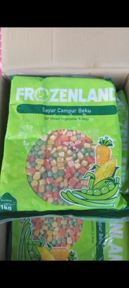 Mix vegetables frozen land 3/4 ways