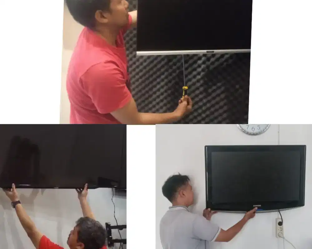 Braket +pasang atau jasa pasang terima rapih breket bracket led tv