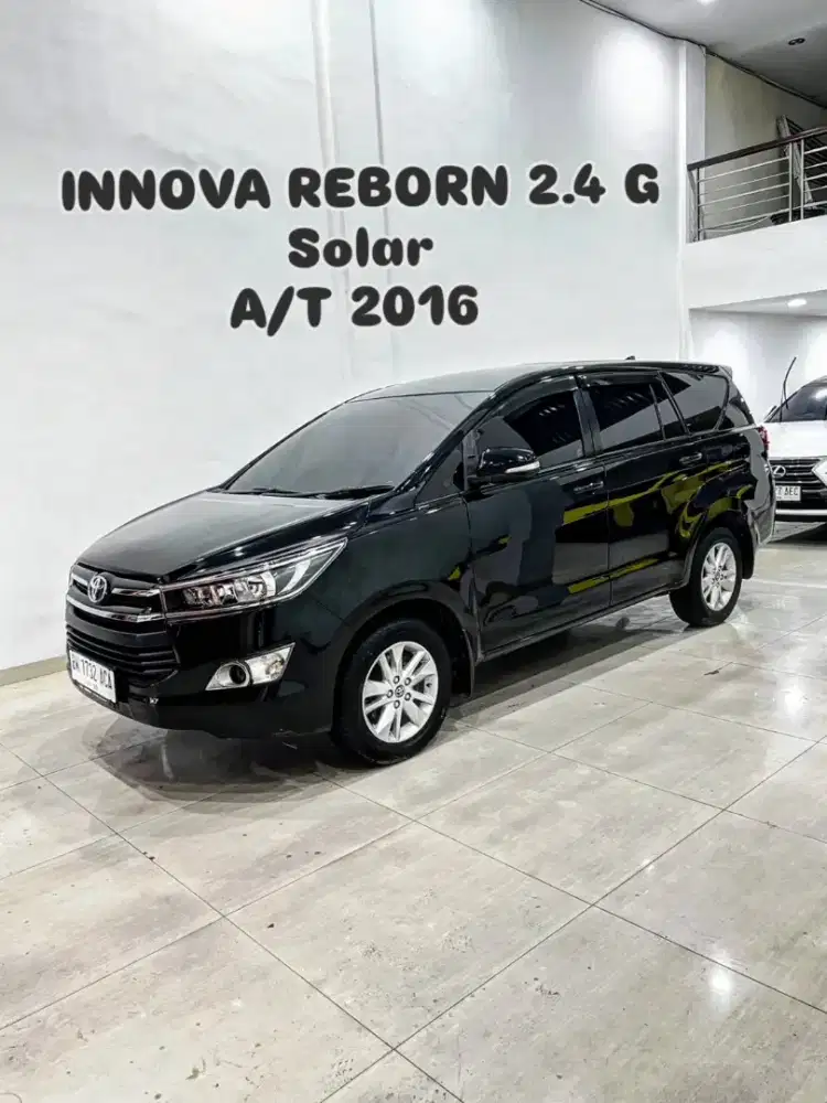INNOVA 2.4 G SOLAR Automatic 2016 / 2017 hitam toyota reborn