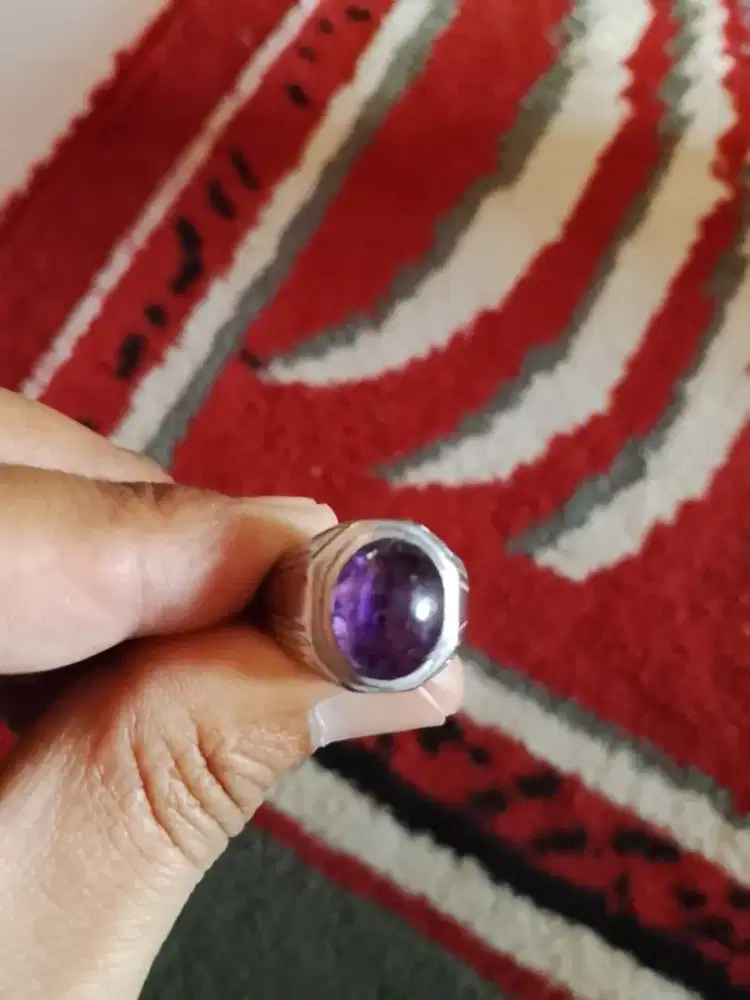 Cincin kecubung Amethyst