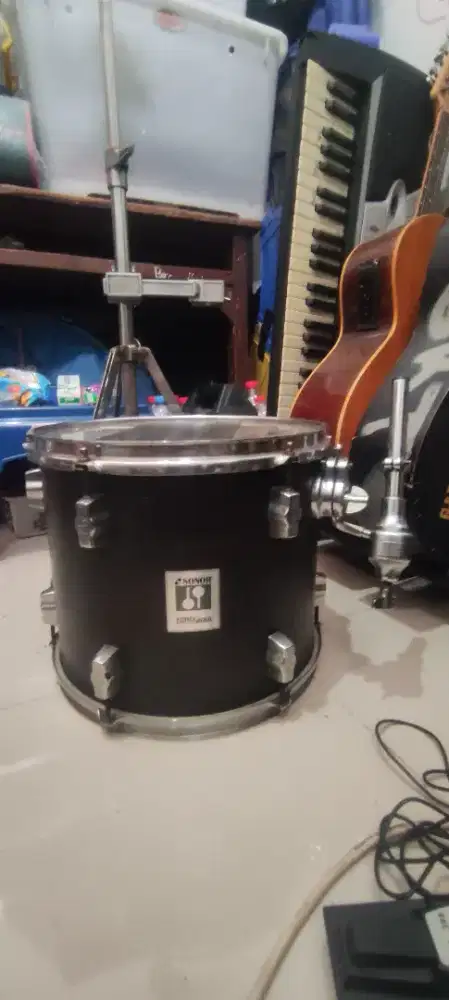 Sonor force 2001 13x11  tom drum, mate black