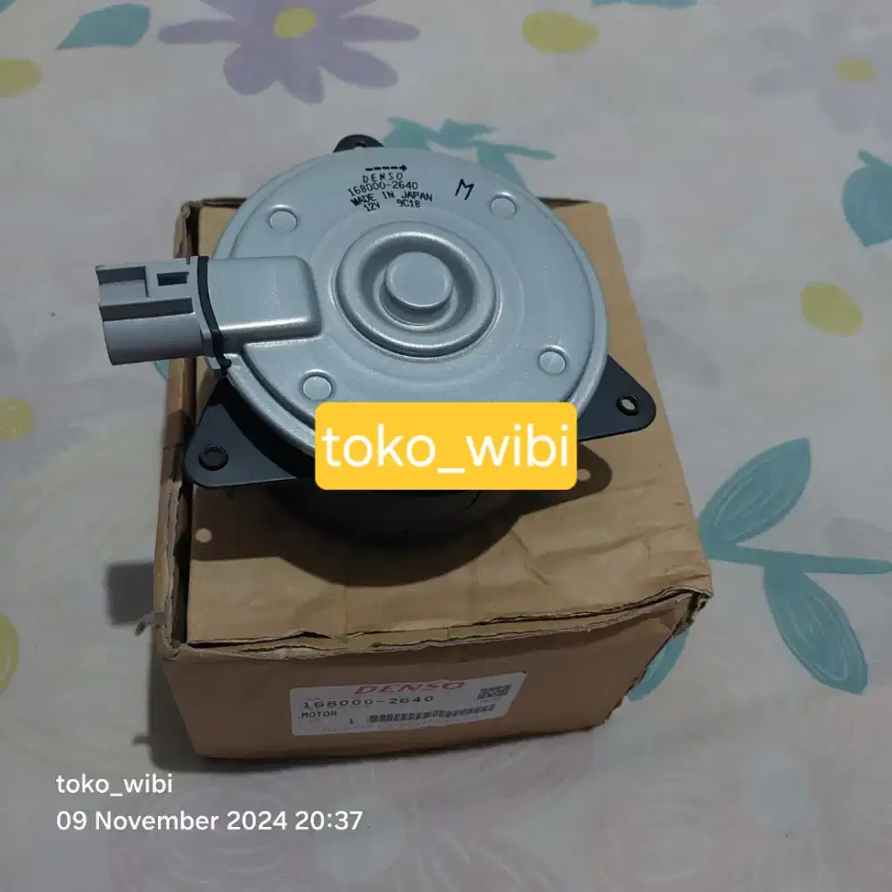 Motor extra fan toyota yaris (bakpao) / camry 05-07
