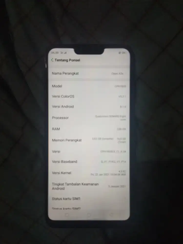Jual Jujur] OPPO A3s 2/16GB Merah - HP Tempur Siap Pakai, Nego..