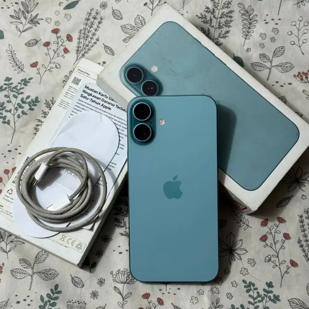 Iphone 16plus 128gb hijau