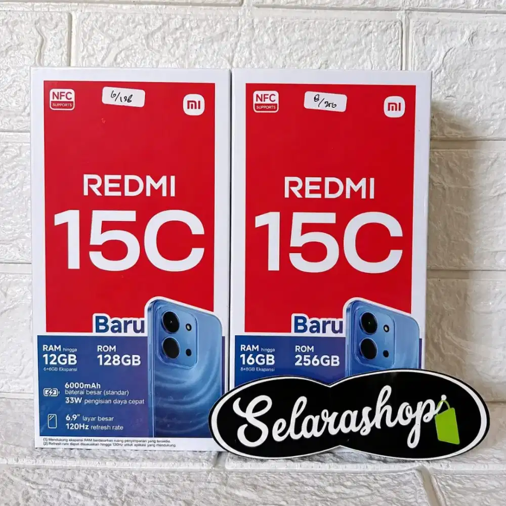 REDMI 15 8/256 BARU GARANSI RESMI