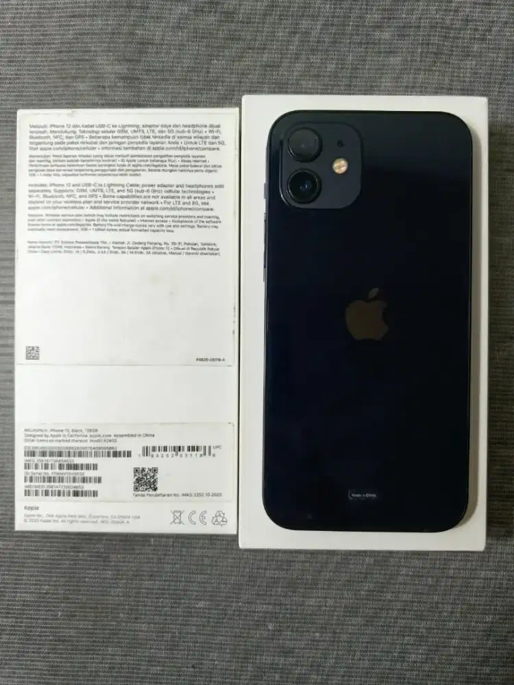 iphone 12 128gb midnight blue ibox