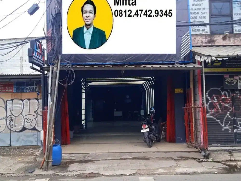 576. Dijual Toko Strategis di Jalan Utama Dekat Exit Tol Ciledug Petukangan Pesanggrahan Jaksel – Lokasi Super Potensial