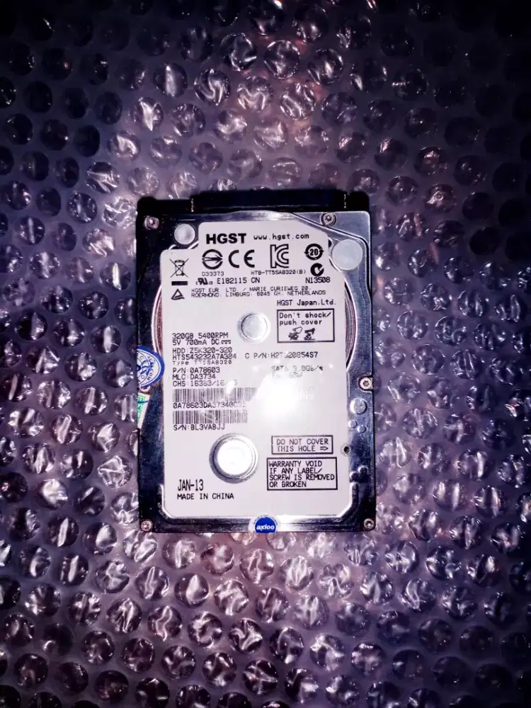 HARDISK SATA 2,5' for LAPTOP/PS 320GB JAKSEL