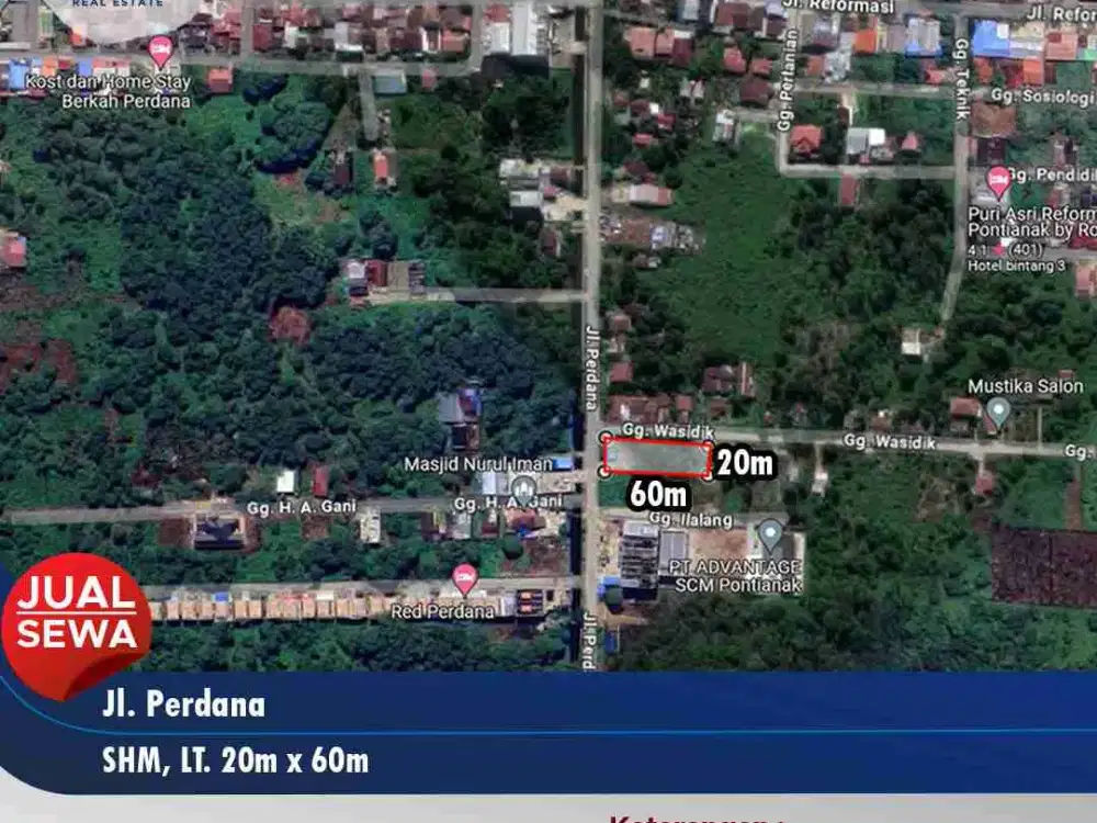 Tanah Hook siap bangun