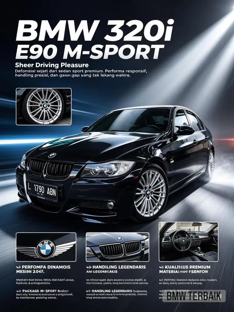 BMW E90 320i M-Sport 2009 odo 25rb