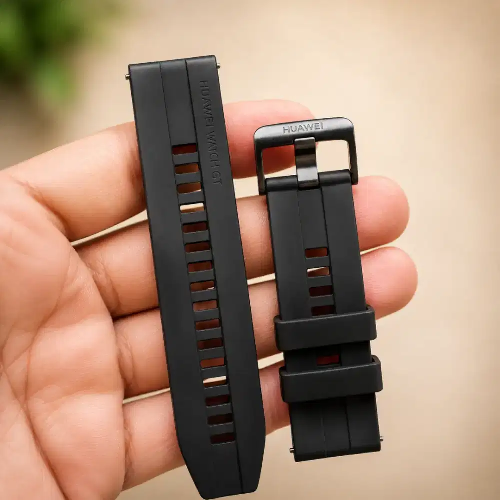 Strap original Huawei Fluoroelastomer Black mulus