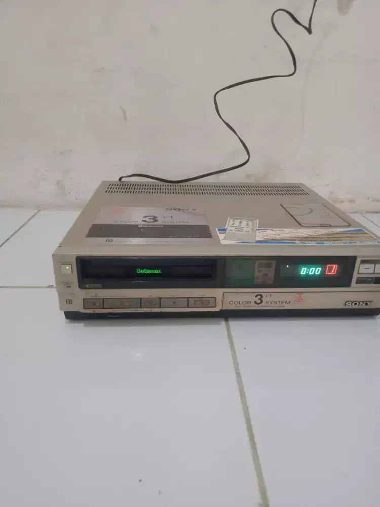 Jual Butuh Video betamax sony lawas penuh kenangan/barter