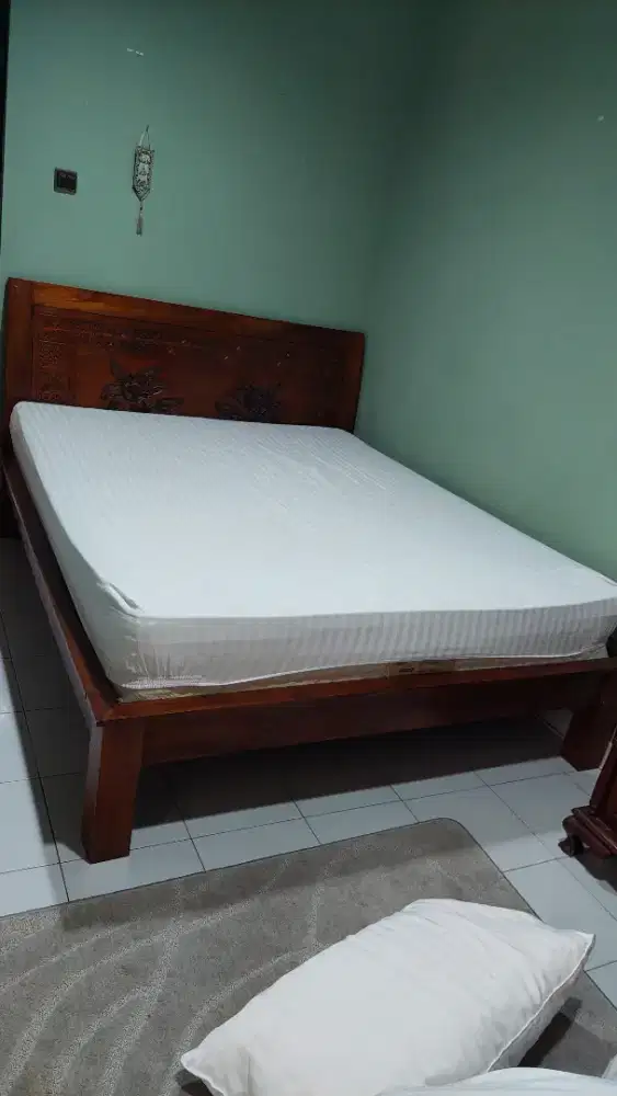 Divan Jati + Springbed 160 x 200 cm Jual Murah