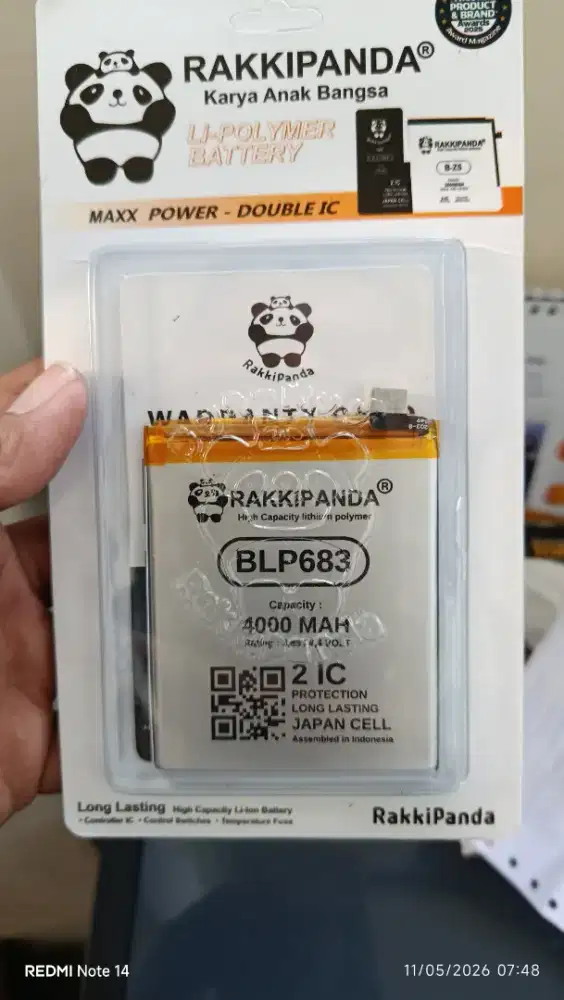 Baterai rakipanda original BLP683